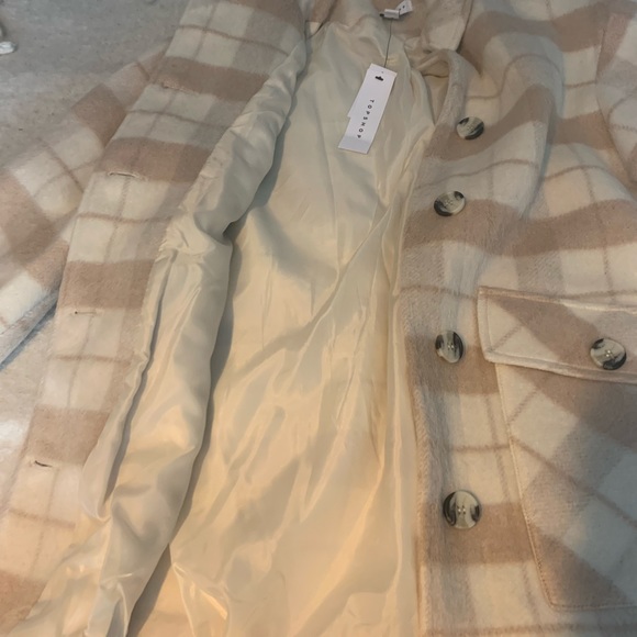NWT Topshop plaid shacket sz XS - Picture 6 of 7